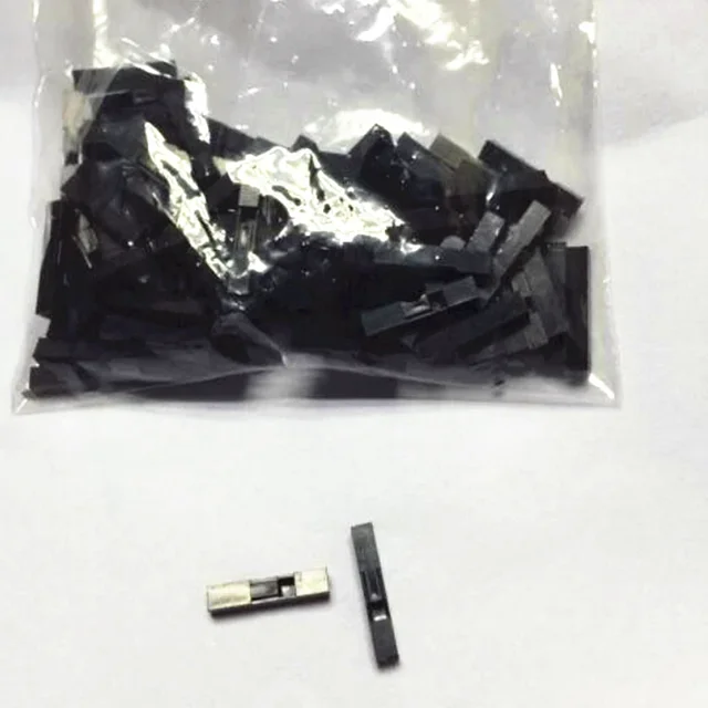 200 sztuk 2.54mm Pitch 1 P Dupont obudowy powłoki z tworzywa sztucznego Terminal 1Pin kabel mostkujący złącze obudowy