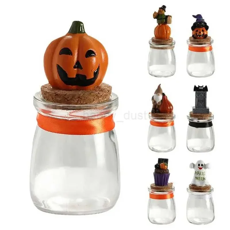 

Decorative Halloween Candy Jar Food Storage Caniatera Halloween Storage Jar Halloween Decoration Tranaparent Candy Box Organizer