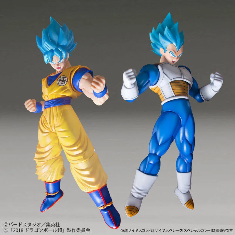 Bandai Original GUNDAM Dragon Ball Figure Rise Standard Super Saiyan God Super Siayan Vegeta Sun Wukong Anime Action Figure