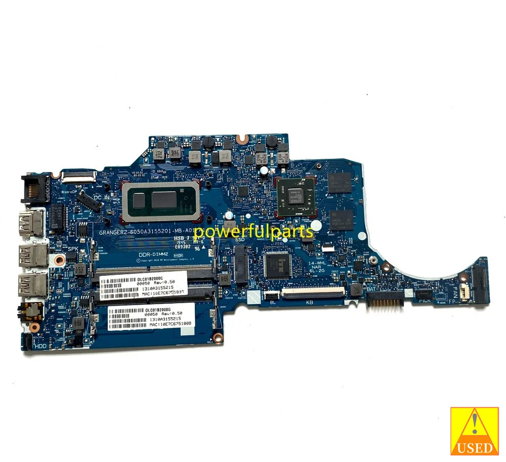 Working Good For HP 14-ck 14-cf 240 G7 Motherboard i5-8265 / i7-8565 CPU+AMD Graphic On-Board 6050A3155201-MB-A01