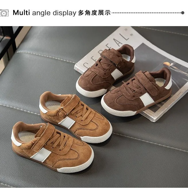 

Children's De Training Shoes Four Seasons Models Breathable Boys Girls Casual Shoes Size 26-36 Soft Non-slip Kids Single Shoes