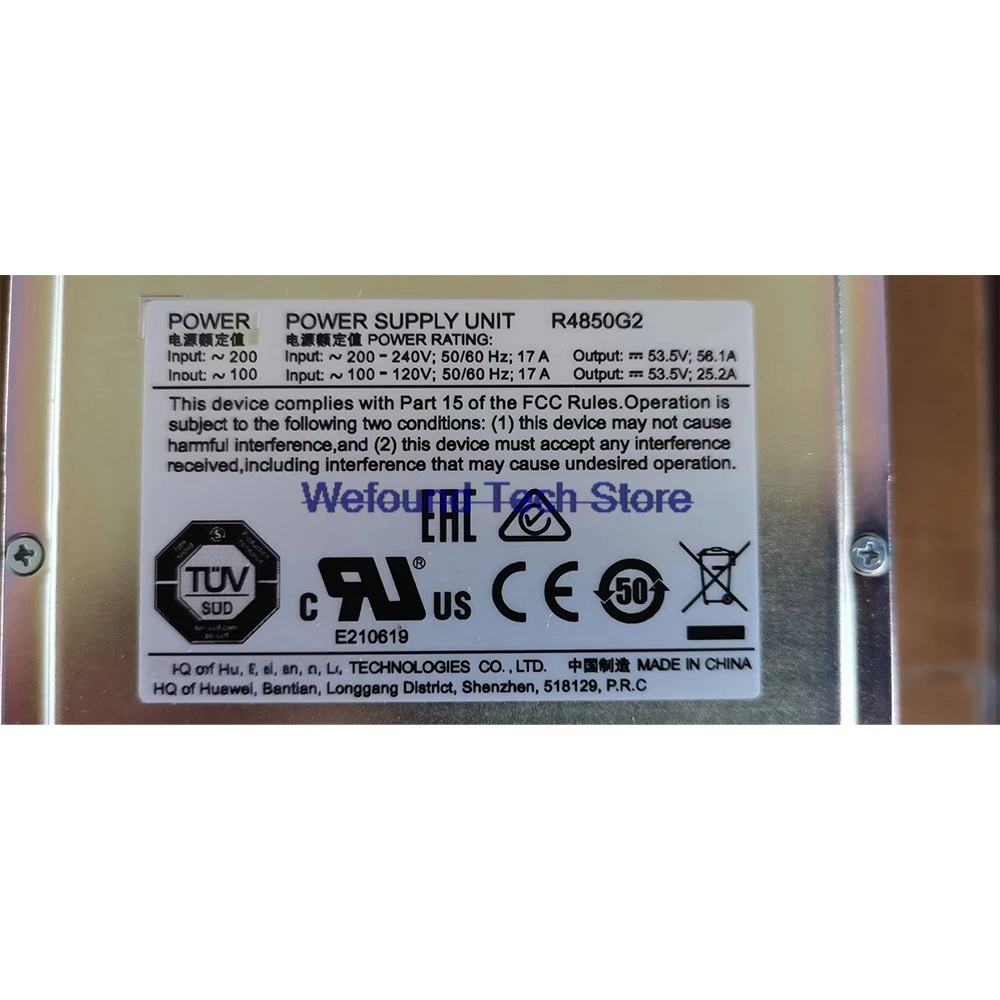 Bulk Package R4850G R4850G2N2N6G6 Rectifier Module Power Module