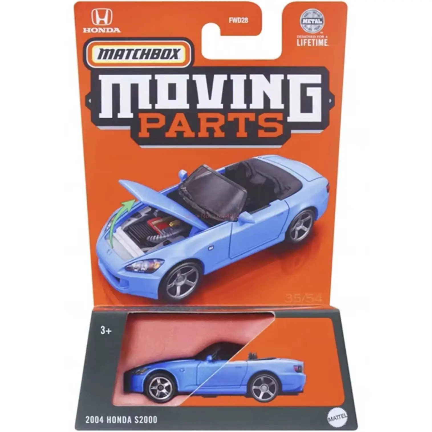 2025 peças móveis originais caixa de fósforos SEAGRAVE FIRE TRUCK 1/64 modelo de coleção fundida FWD28N carros meninos brinquedos presentes de aniversário