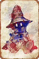 vivi ff9 Game Poster Tin Sign Cafe bar Home Wall Art Decoration Retro Metal Tin Sign 8x12 inch sign