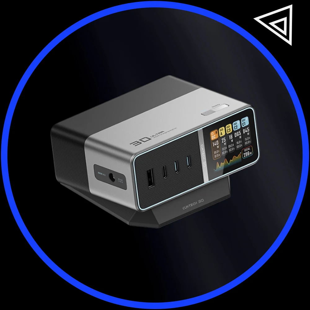 CUKTECH No.30 Ultra Charger Super Power Station Computer Mobile Phone Gallium Nitride Fast Charging Multi-port PD Plug Office