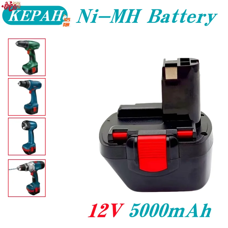 

KEPAH Bosch 12V Rechargeable Ni-MH Power Tool Battery 5000MAH lpega BAT043 D70745 PSR12 GSB12 GSR12 BAT038 BAT045 BAT040