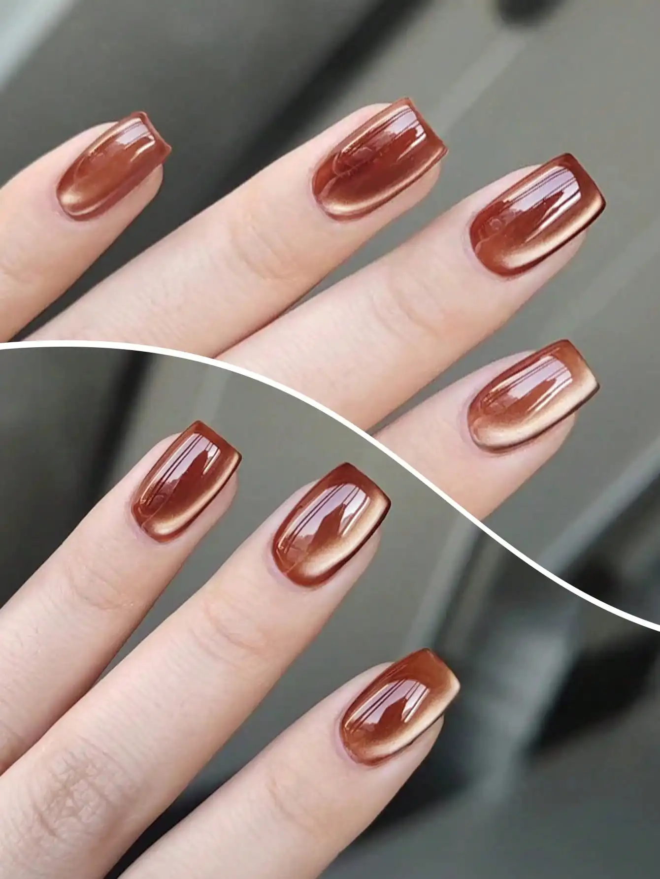 1 x 15 ml Cat-Eye-Gel-Nagellack, UV-LED-Härtung, lang wirkendes, schnell trocknendes Nail-Art-Gel – ideales Geschenk für Frauen für den Frühling