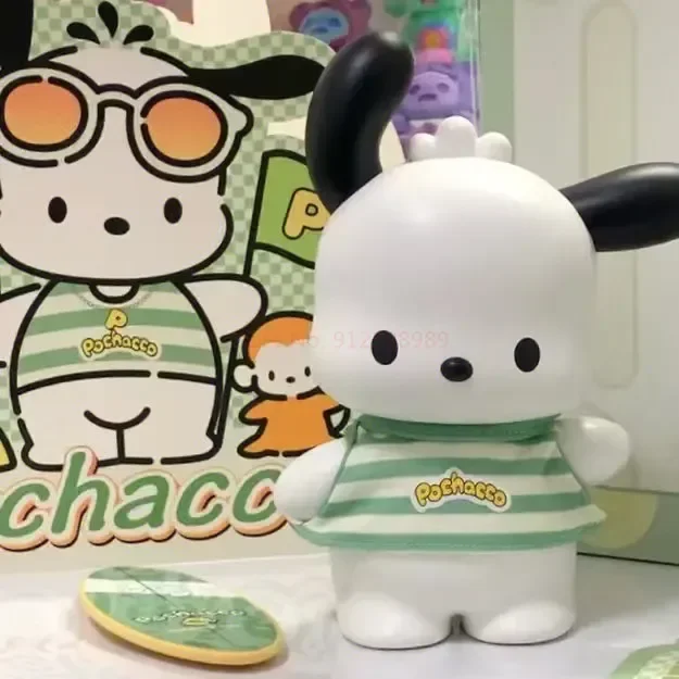 Sanurgente Pochacco-Haut-parleur Bluetooth avec figurine d'anime, chargement de bureau, petit haut-parleur, jouets de haute qualité, cadeaux d'anniversaire pour enfants