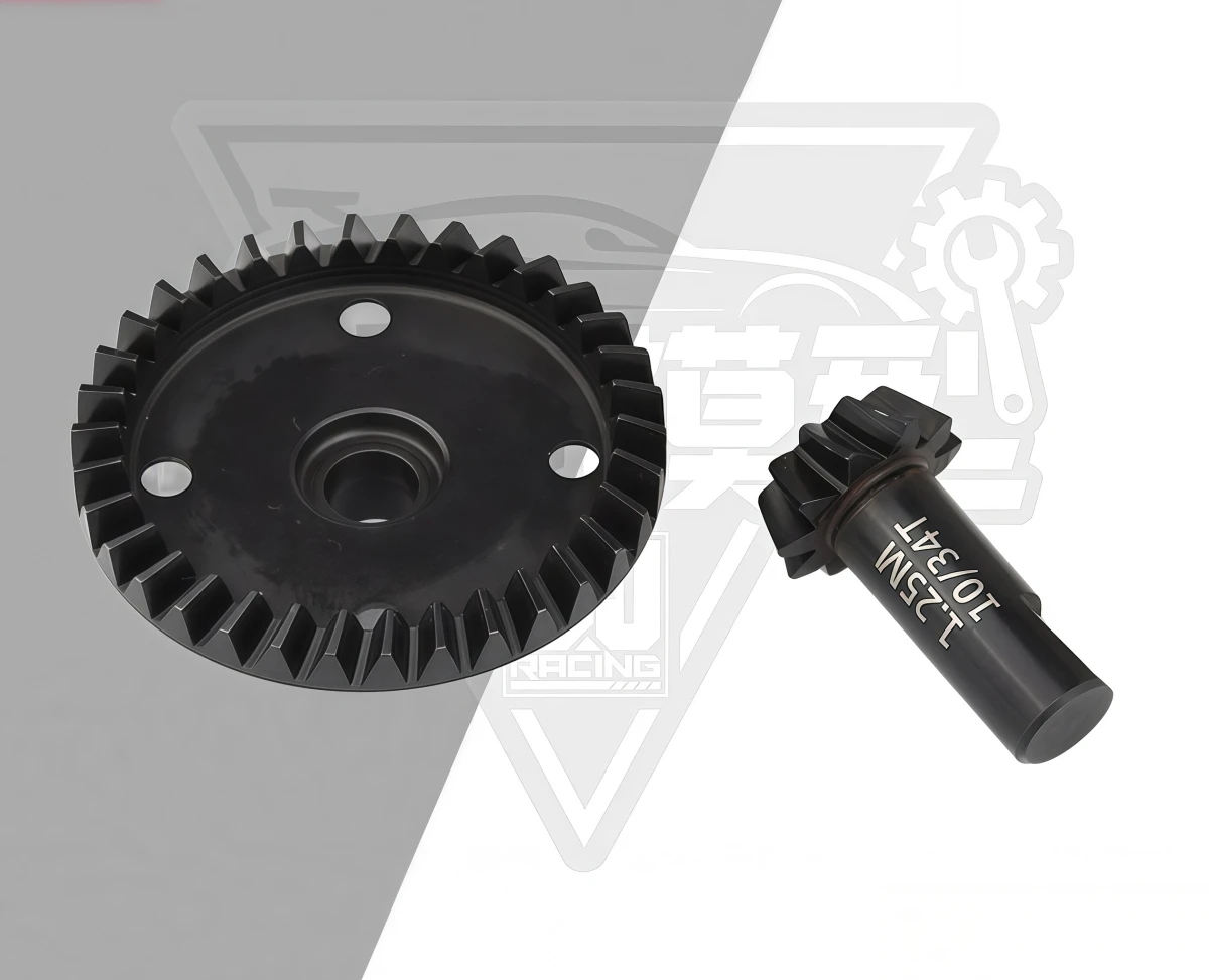 HOBAO Hyper MTX VT2 VS2 RC Diff Helical Gear 1.25 Module 10-34T, Front Rear Universal Differential Bevel Gear Set Upgrade Parts