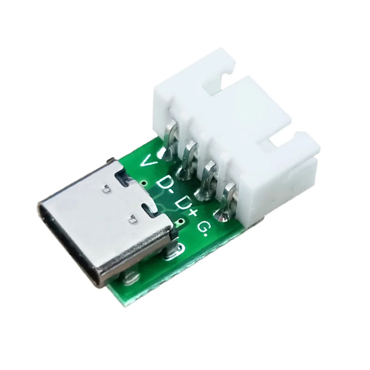 USB Tipo C Breakout Board com PCB Converter Board, Conector Fêmea, Data Line Wire Cable Transfer, 10 Pcs