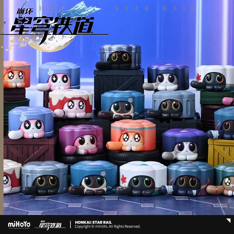 

Новый Honkai: Star Rail Picking up Stray Pets Коллекционная мини-фигурка Ruan Mei'S Creation Мини-серия Кошачий торт Детские праздничные подарки