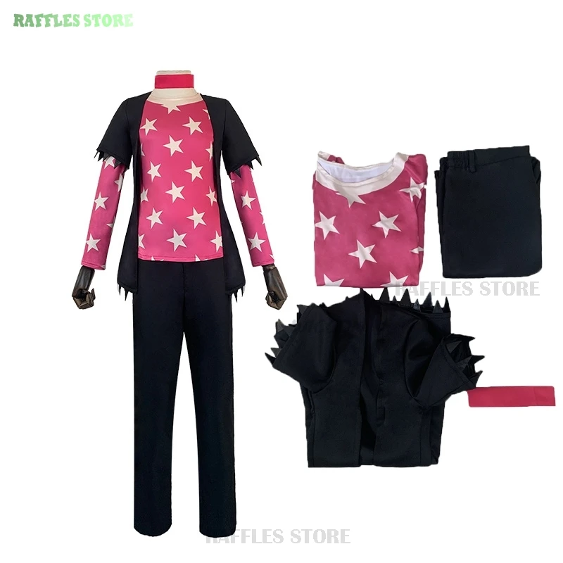 Helluva chefe octavia cosplay anime hasbin cos mulher homem traje hotel natal festa de halloween jogar terno cosplay estrela uniforme