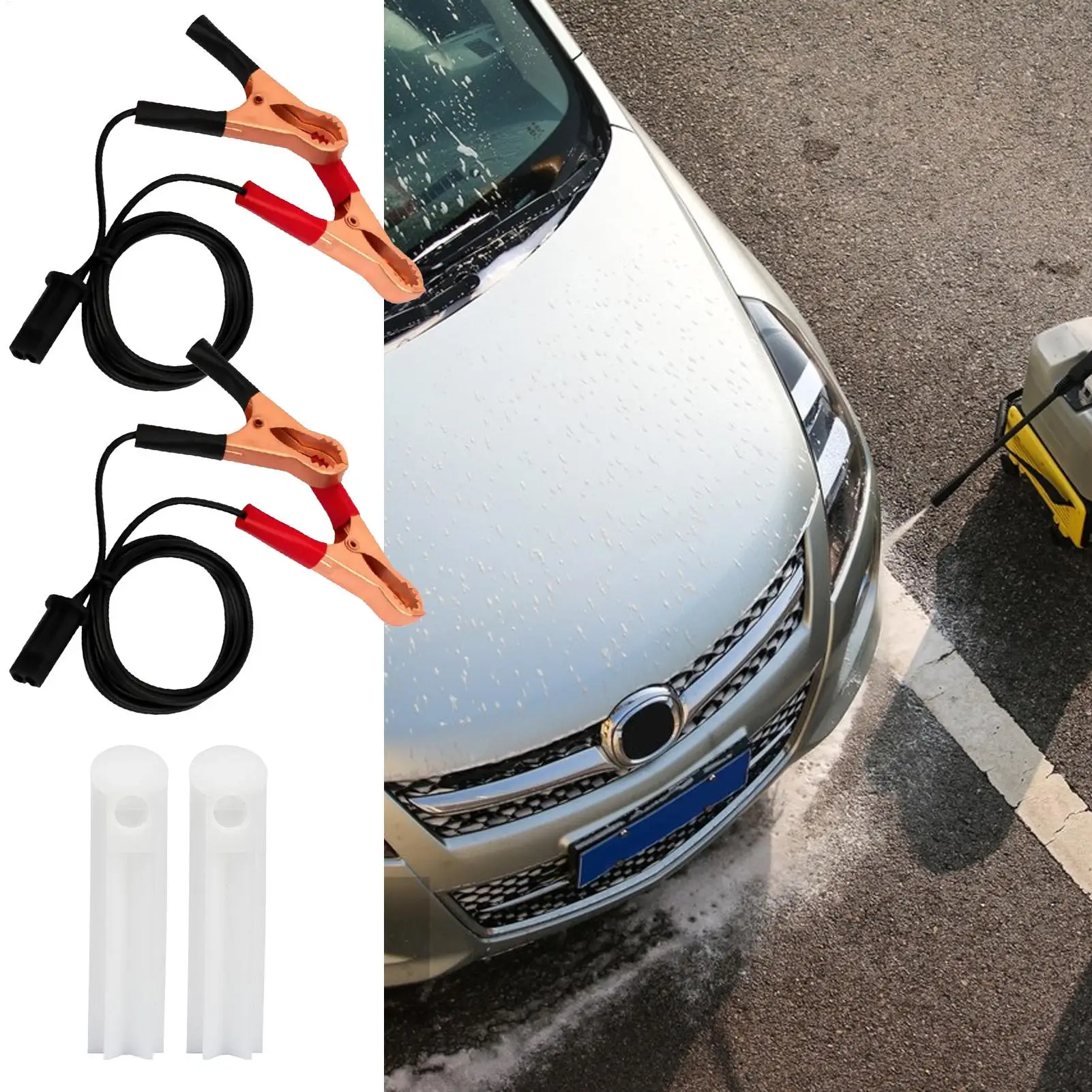 Kit di pulizia per iniettori Kit di strumenti per la pulizia Adattatore per scarico iniettori automobilistici con cavo di prova per veicoli per la cura preventiva del camion SUV