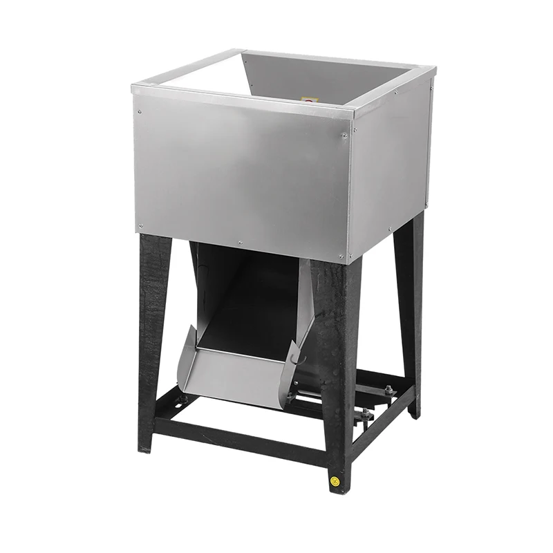 Machine de découpe automatique de blocs de poisson en conserve d'acier inoxydable