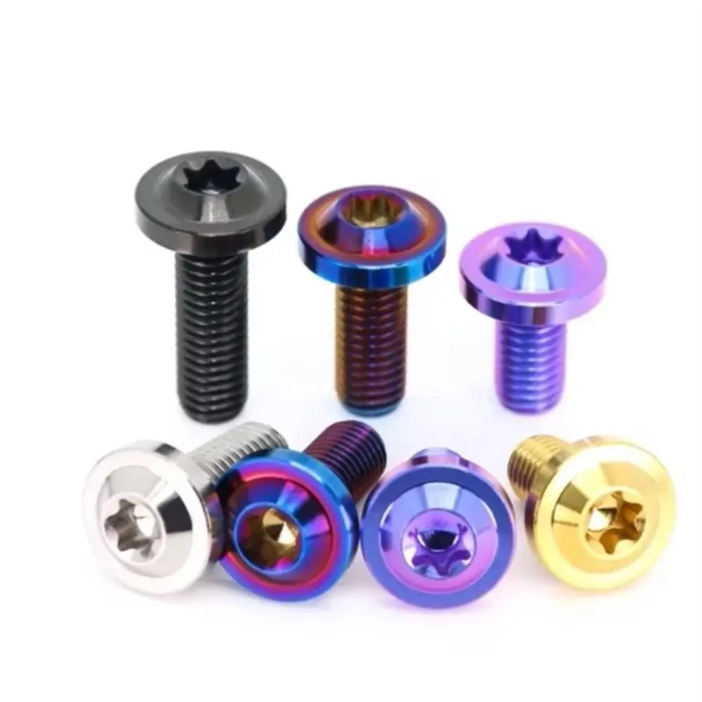 High Quality M6x10 Titanium Bolts M6x15 with Torx Head Torx Head Screws M6x20 Motorcycle Fasteners