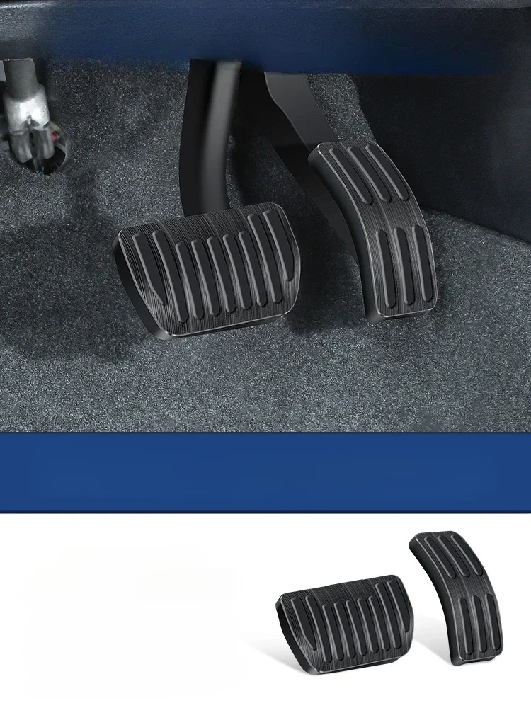 For Geely Monjaro Manjaro KX11 2022 2023 Xingyue L Car Gas Fuel Brake Pedal Aluminum Alloy Rubber Anti-slip Foot Pedal Cover