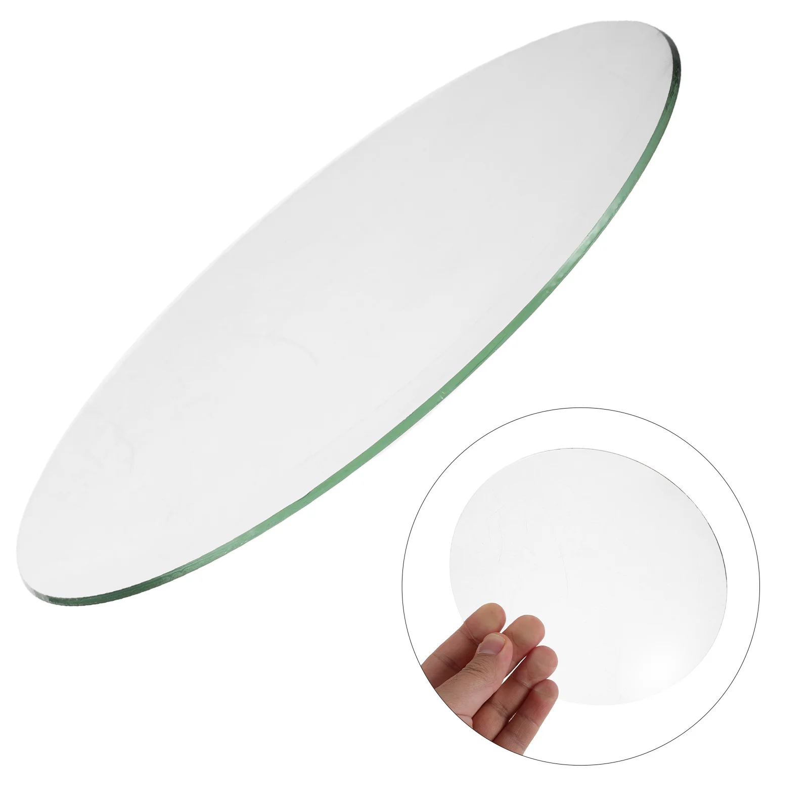 

65 Inch Round Convex Glass Clock Front Cover Transparent Dome Panel Clear Glass Replacement for Wall Desk Clock Accessories