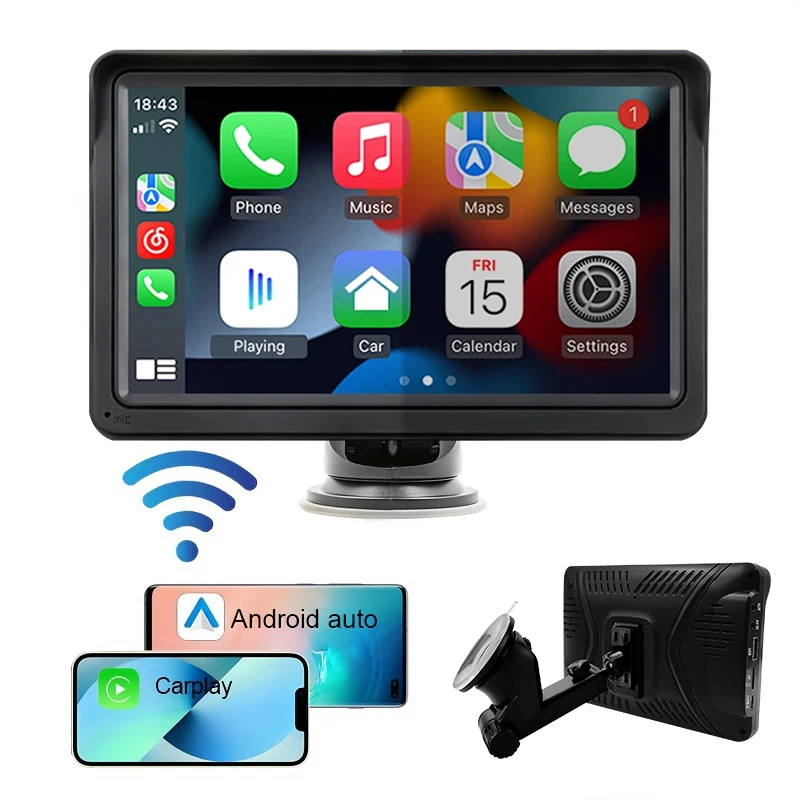 7'' Car Radio Multimedia Player Touch Screen Multimedia FM Aux Input Bluetooth USB Mirror Link Universal Car Intelligent System