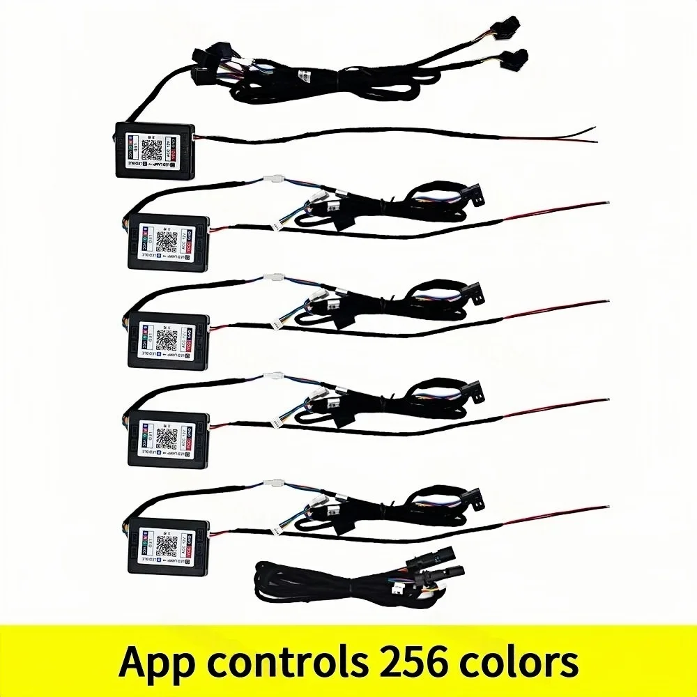 Ambienteverlichting Kabel Origineel 3 Kleuren Upgrade 12/64 Kleuren Voor Mercedes Benz W166 W212 W218 W292 W221 GLE Auto Decoratie LED Lamp