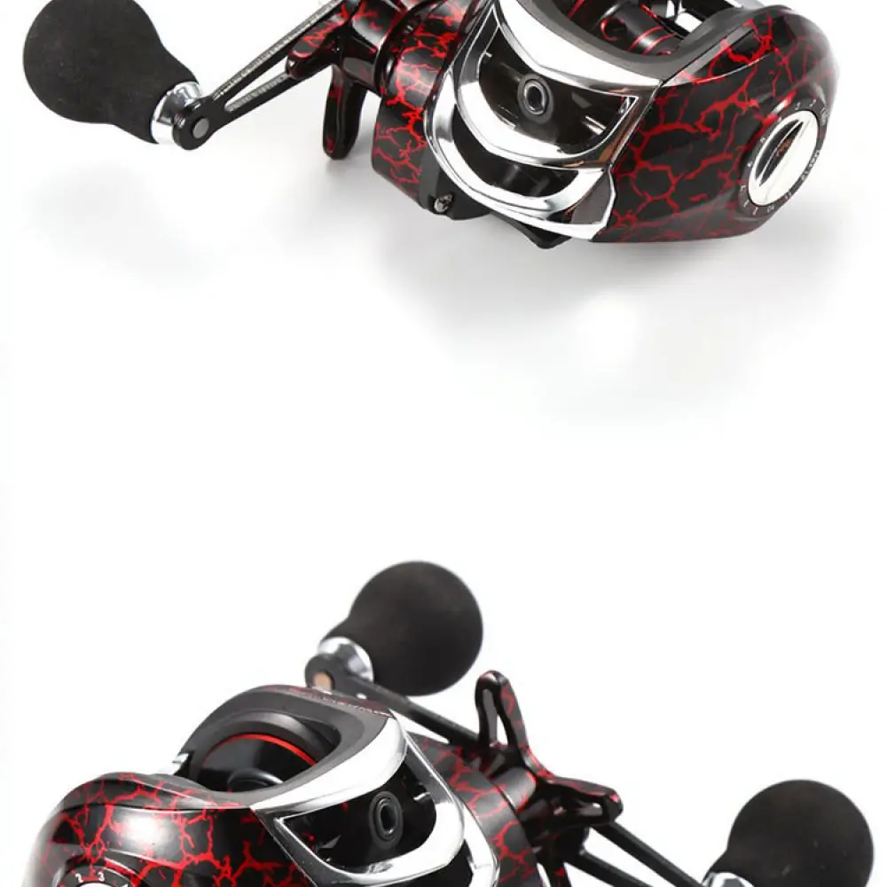 For For Kunuo LWH Metal Baitcasting Fishing Reel Magnetic Brake Durable Lightweight High Performance Lure Casting Equipment