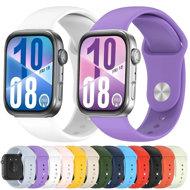 

Silicone Strap for Huawei Watch Fit 3 4/4 Pro Band Smartwatch Sport Correa Replacement Bracelet Huawei Watch Fit 3 4 Accessories