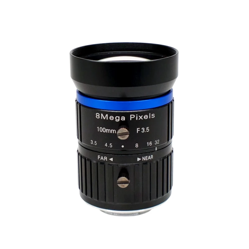 

8MP 1" 100mm C-Mount Machine Vision Lens F3.5 4K CCTV Lens Low Distortion Security Network Camera Industrial Camera Lens SL-0373