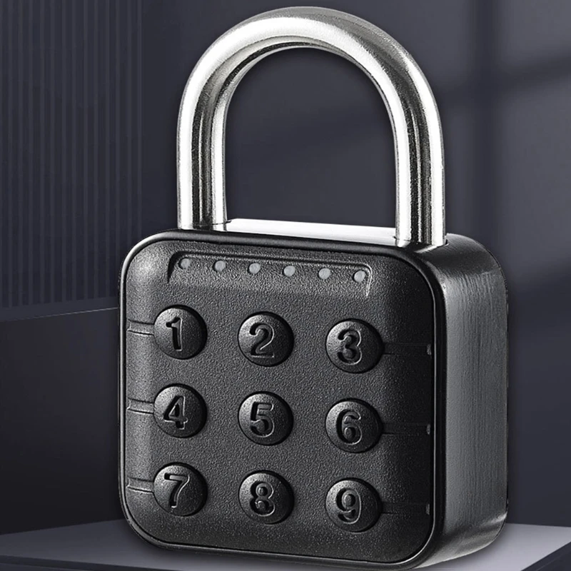 Waterproof Padlock 6 digit Combination Lock for Lockers Storage Box Cabinet