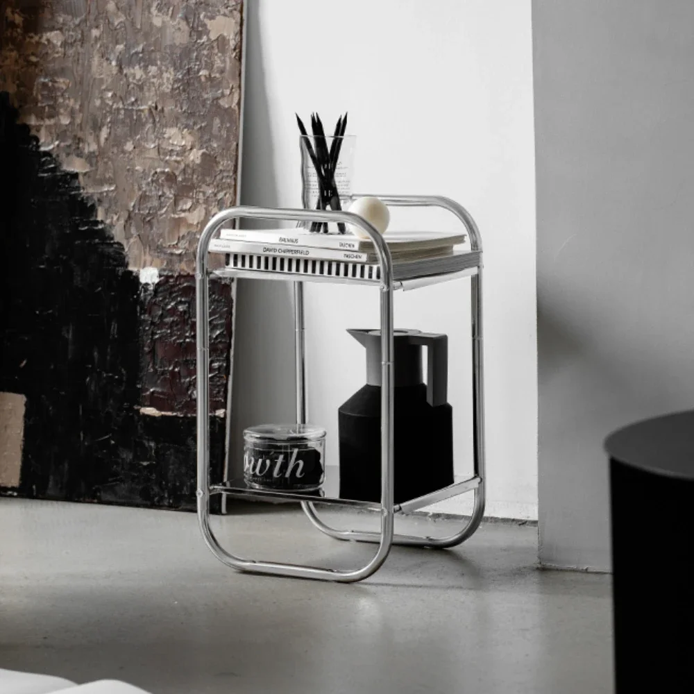 رف تخزين الحمام متعدد الطوابق قائم على الأرض رفوف تخزين حوض الاستحمام المنزلية بكرة من الفولاذ الكربوني رف تخزين بسيط