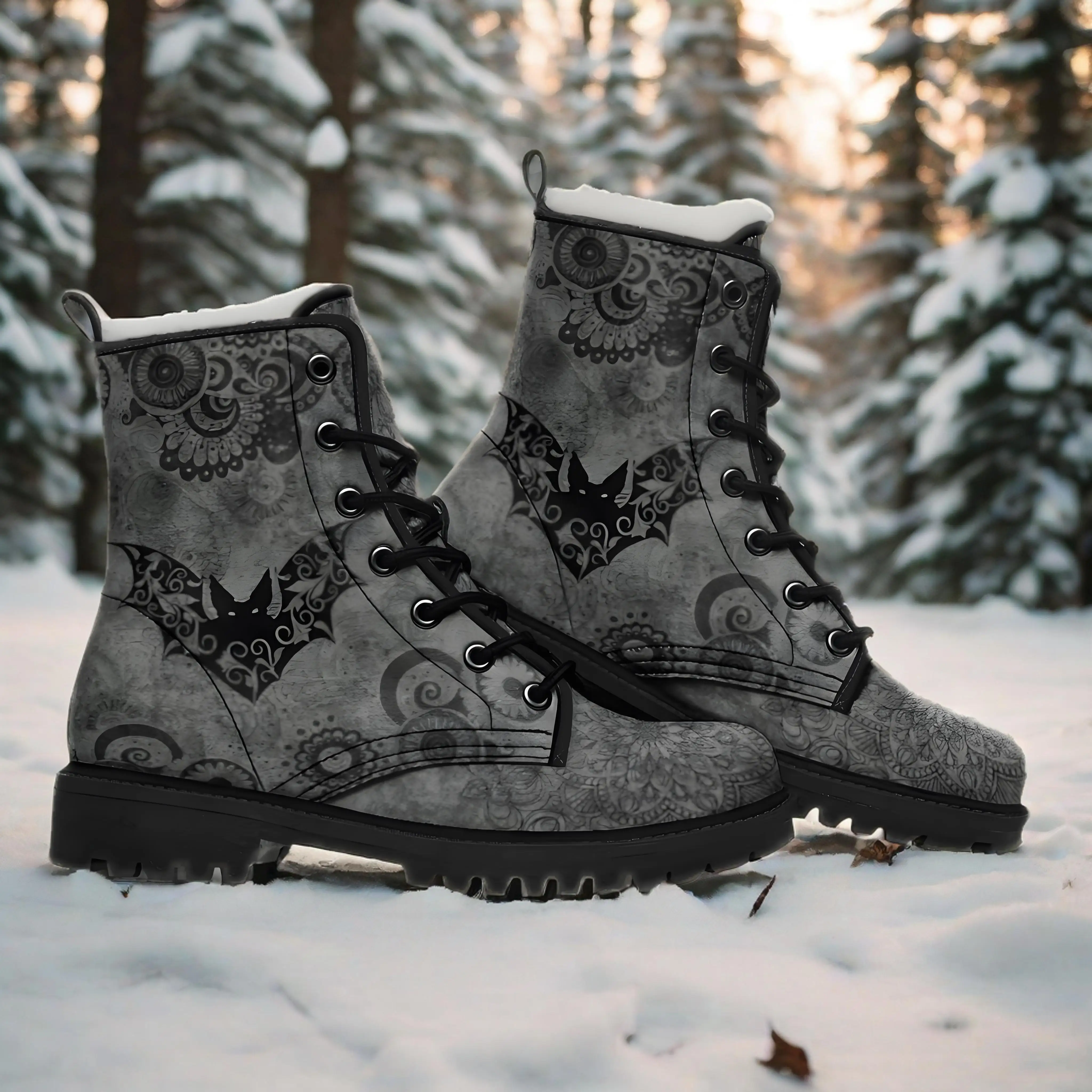 

Customizable printed classic and stylish high-top and mid-calf boots boots for autumn and winter for man and women