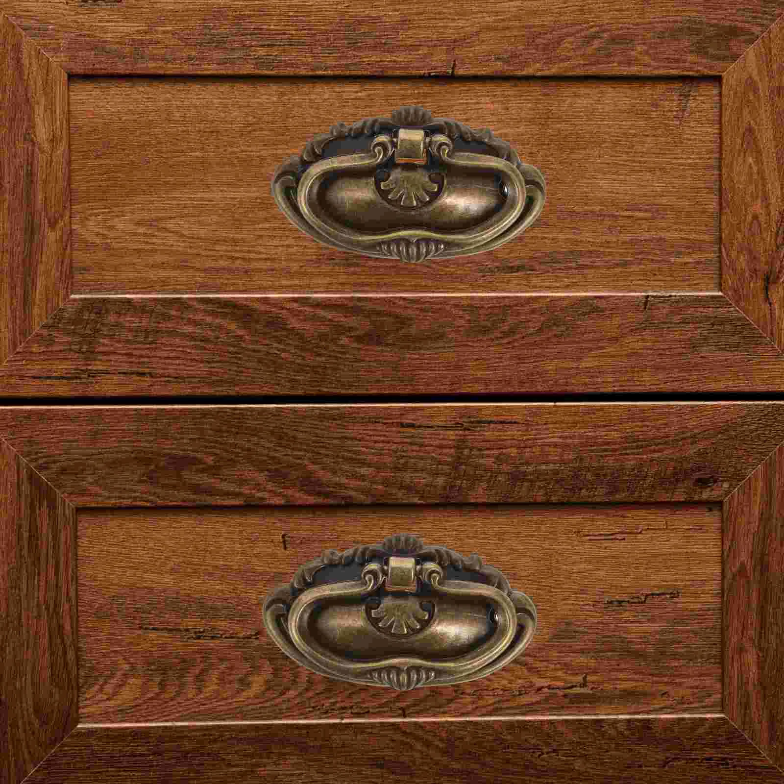 5 Sets Gift Box Household Door Knob Wooden Case Handle Furniture Handle Furniture Accessories