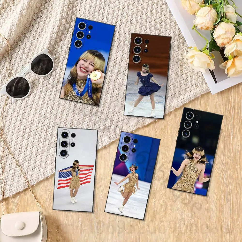 A-Alysa Liu Inspirational Skater Phone Case For Samsung Galaxy S26,25,24,23,22,21,20Plus Ultra