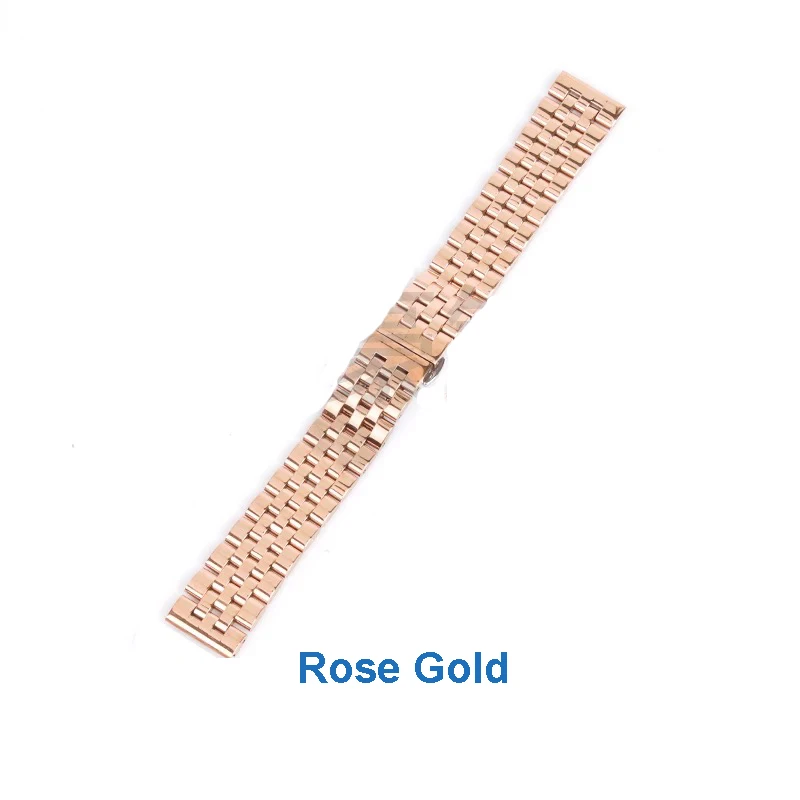 Robustes Uhrenarmband aus Edelstahl, 10–24 mm Breite, Ersatzarmband für Herren- und Damenuhren, Uhrenzubehör 6019. # – Detail 8