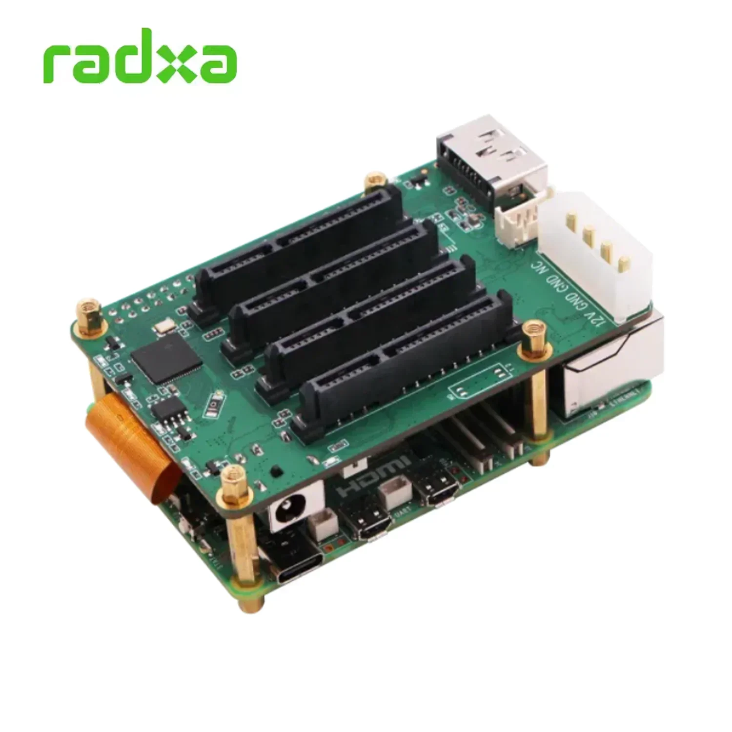 Sombrero Penta SATA para Raspberry pi 5 y ROCK Series Rock 5C/ 5A/ 4A +/ 3A/ 3C