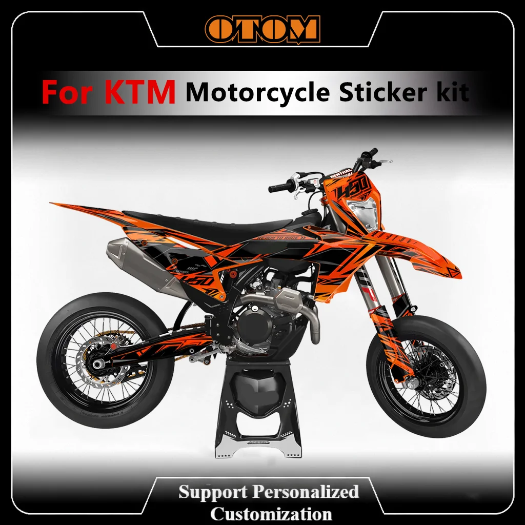 for KTM 2024 2025 2026 Motocross Customize Graphics Decals SX SXF EXC EXCF XCW Holographic Gravel Underground Sticker
