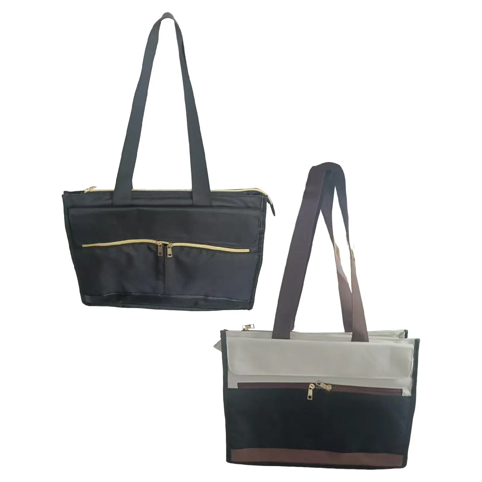 

Large Capacity Women’s Laptop Bag with Insulated Lunch Section Multi Pocket Tote Waterproof Notebook Organizer for Business