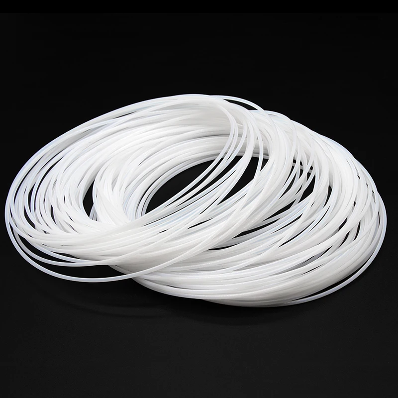 

1~10m Milk White PTFE Tube ID 0.5 1 2 2.5 3 4 5 6 7 8 10mm For 3D Printer Parts Insulated Hose 600V Extruder J-head Rigid Pipe