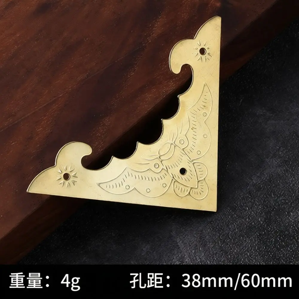 Bat Shape Metal Corner Protector Vintage Decorative Guard For Wooden Gift Case Antique Edge Protection Box Hardware
