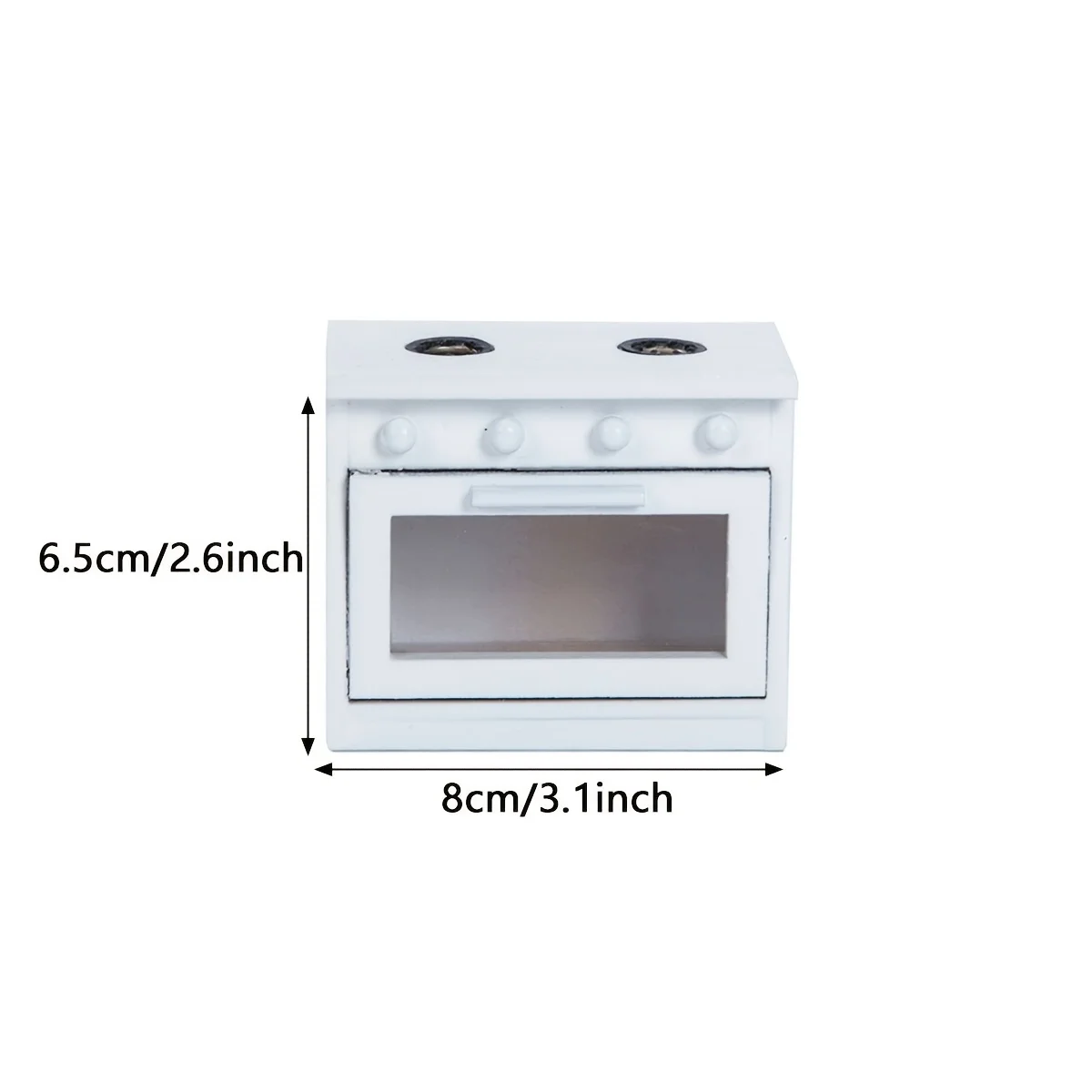 

Small Tiny Gas Stove Kitchen Model Kit, Dollhouse Scene Decor Accessory, Premium Collectible Craft Ornament for Hobby Q2063-8