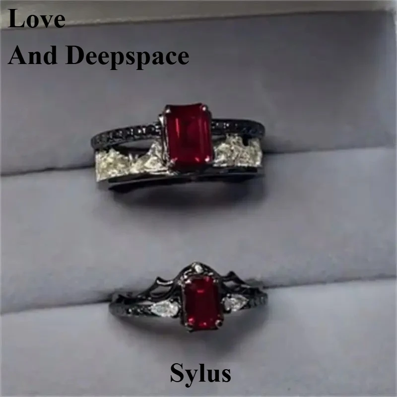 

New Love and Deepspace Sylus cartoon animation game peripheral character personalized ring holiday gift creative couple cos ring