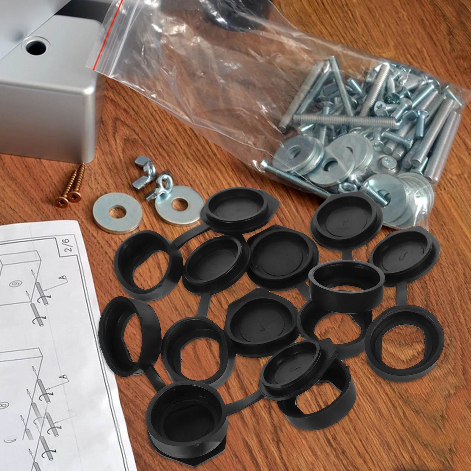 

10 шт. водонепроницаемых резиновых заглушек для замков, защитные колпачки для дверных замков, пылезащитные, влагостойкие