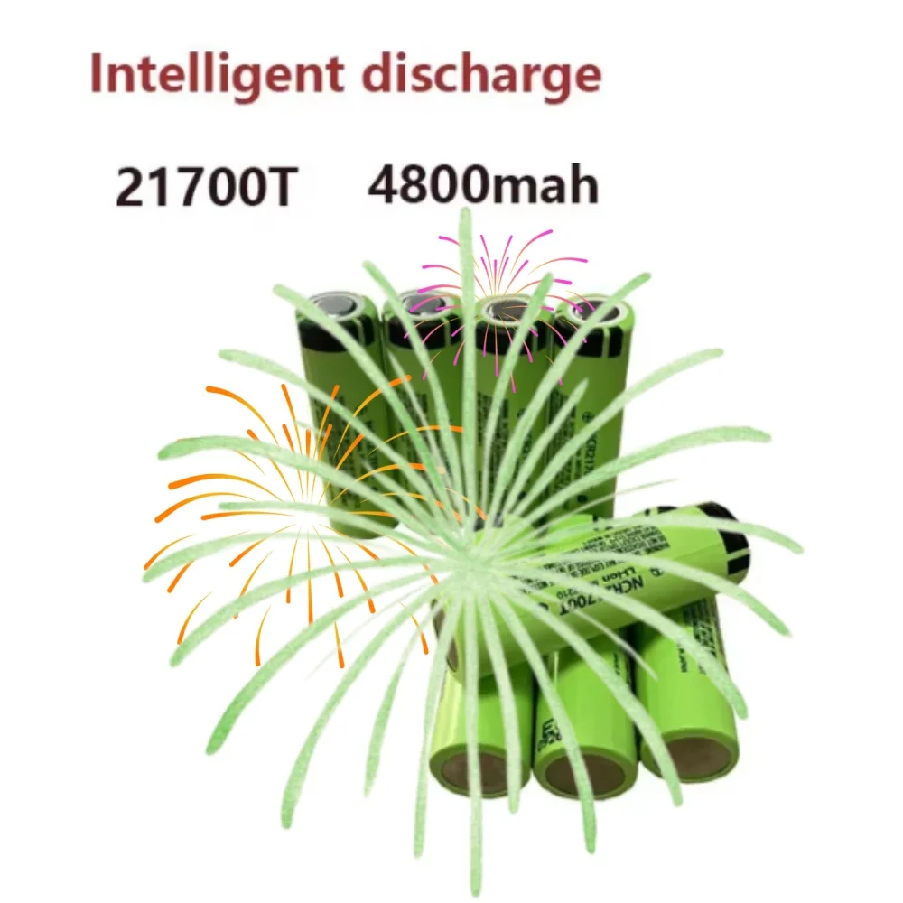 

NCR21700T 3.7V 4800mAh Li-Lon Battery, 15A Power 5C Rate, Discharge, Lithium Batteries, DIY Electric Car Battery Pack