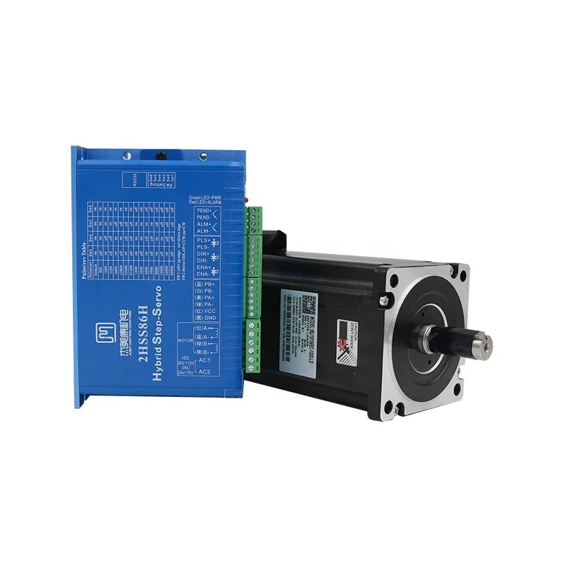 

86J18156EC-1000-LS+2HSS86H Nema 34 12N.m Closed Loop Stepper Servo Motor and Drive System