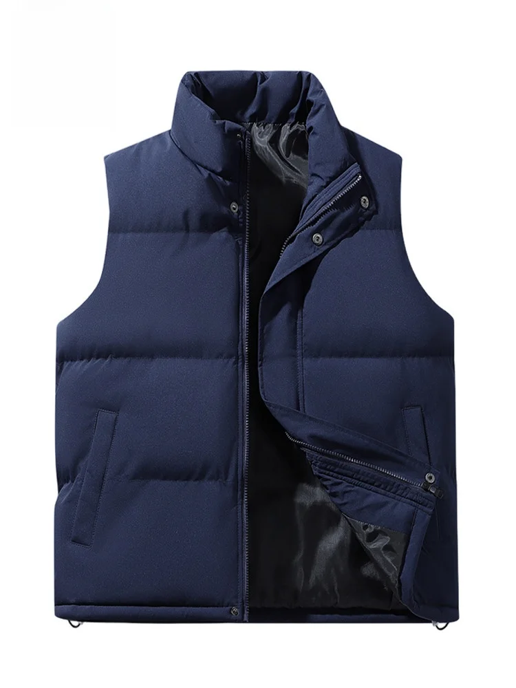 

Мужской хлопковый жилет Lormen Thiened, новинка зимы 202, ветрозащитная теплая верхняя одежда, накладка на плечо среднего возраста, большие размеры Jaet