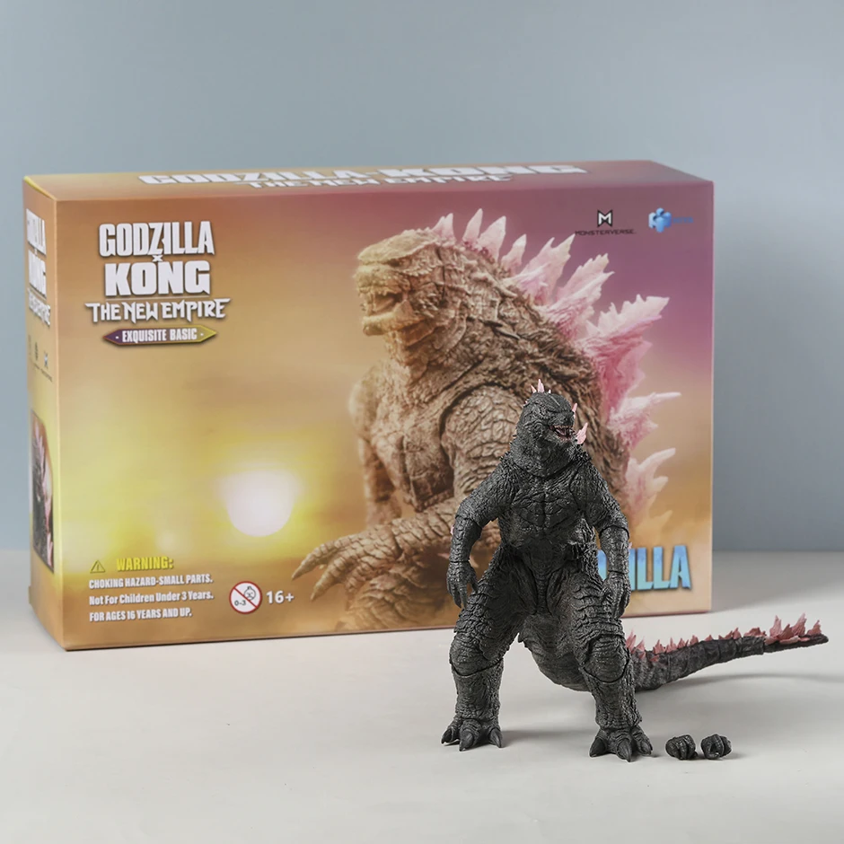 HIYA Godzilla x Kong O Novo Império Godzilla Evoluiu Ver. Figura de ação PVC Estatueta Modelo Kit Mesa Decocação Boneca Brinquedo Presente