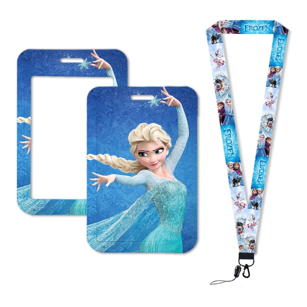 Neck Strap Lanyards for Disney Frozen Keys ID Card Gym Cell Phone Straps USB Badge Holder DIY Phone Hanging Rope Lanyard