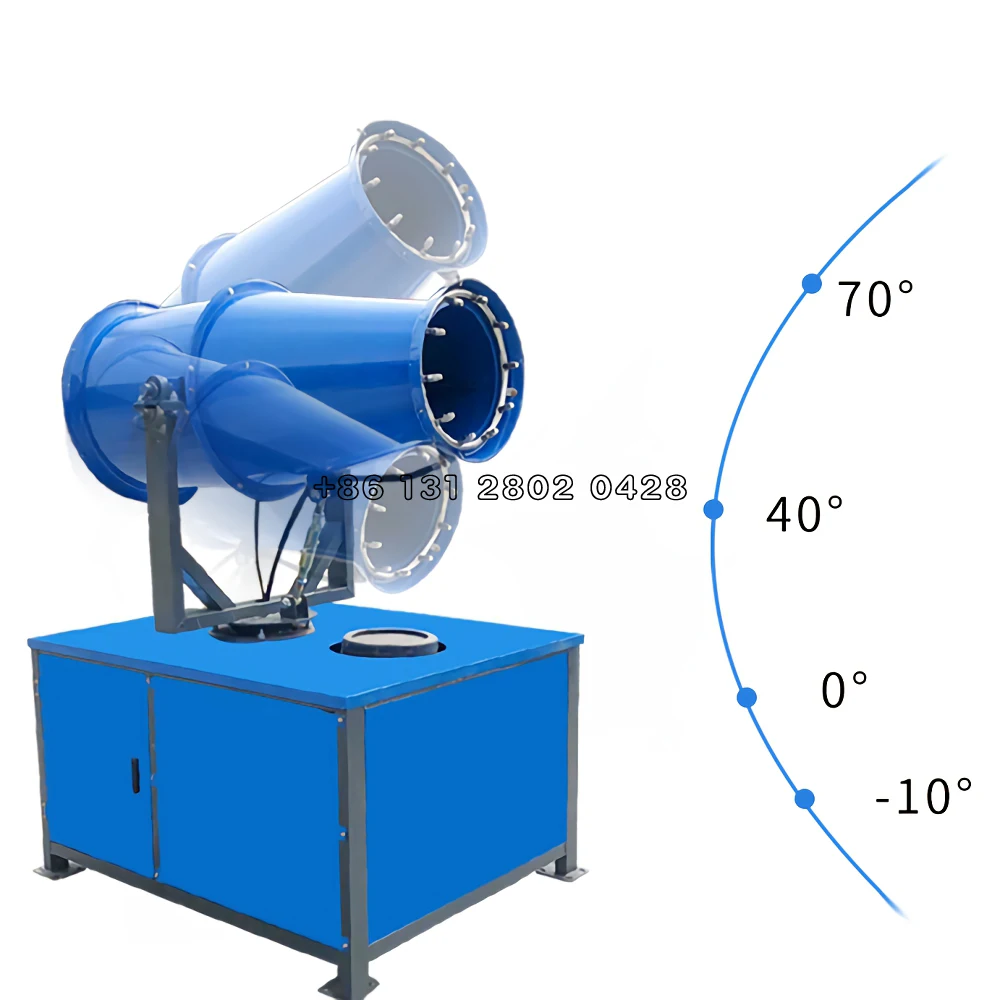 Fog gun site dedusting environmental protection 30m 60m small spray automatic dust-proof high range dedusting atomizer