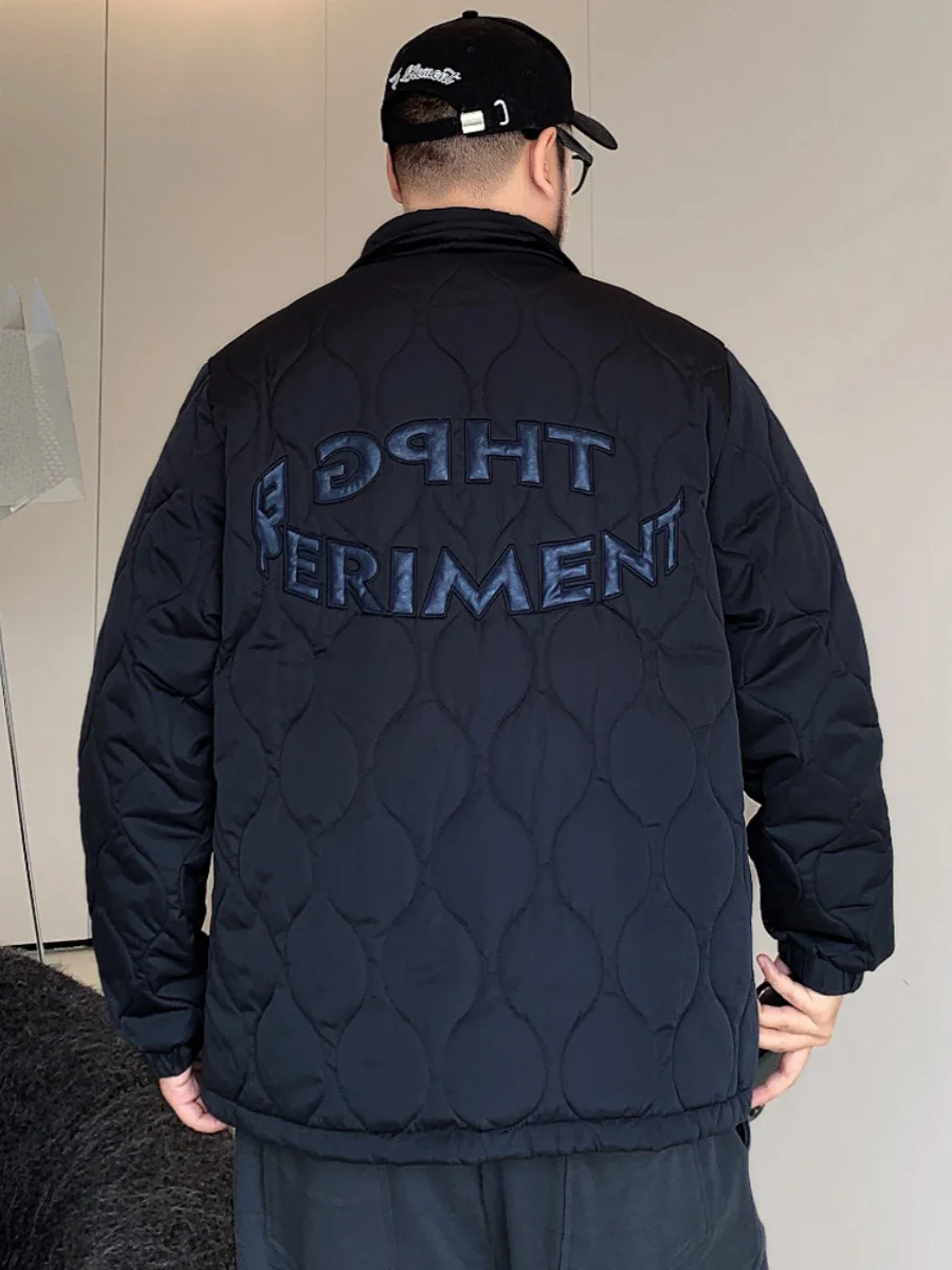 

Men's Casual Loose Thiened Cotton Jaet Autumn Winter plus Size Comfortable Versatile Polyester Filling Warm Outerwear