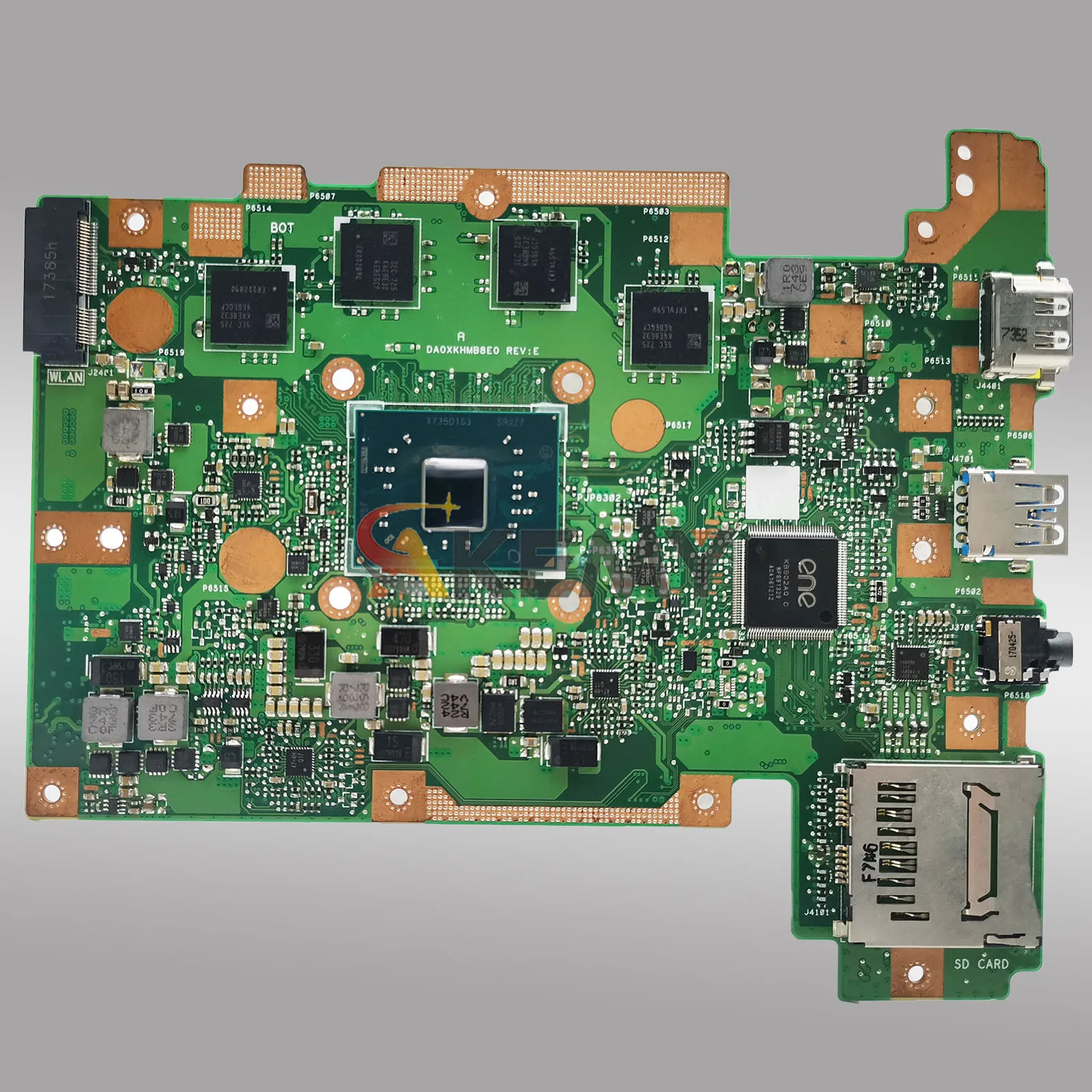 Scheda madre del computer portatile E201NA per ASUS EeeBook E201NA E201NAS E201N Scheda madre del notebook con CPU Celeron test al 100% OK spedizione veloce