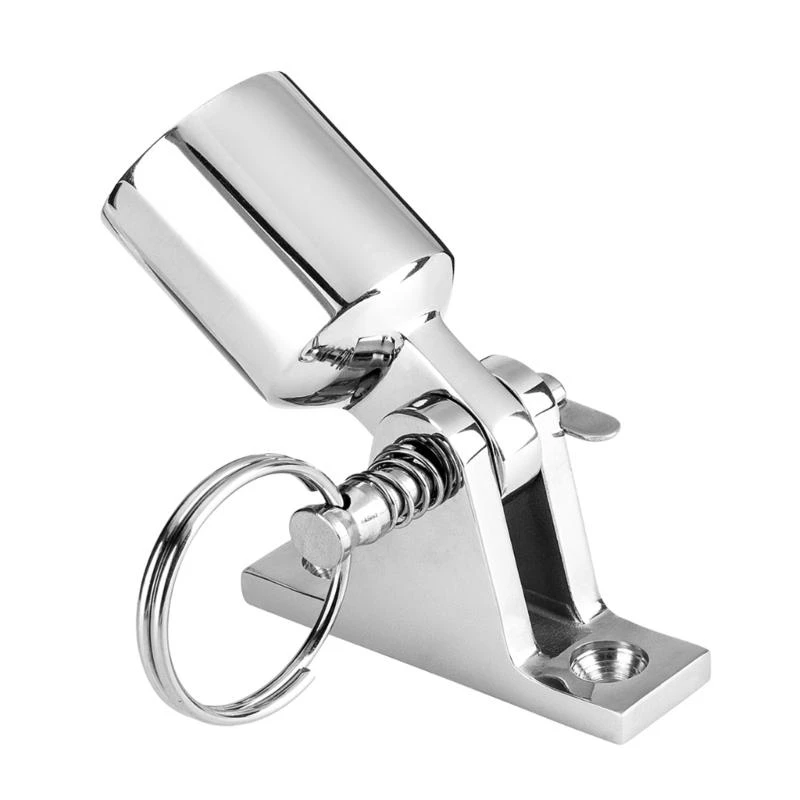 

A2UC Upgrade 316 Straight Deck Hinge Mount with Quick-Release Marine Boat RV Steel