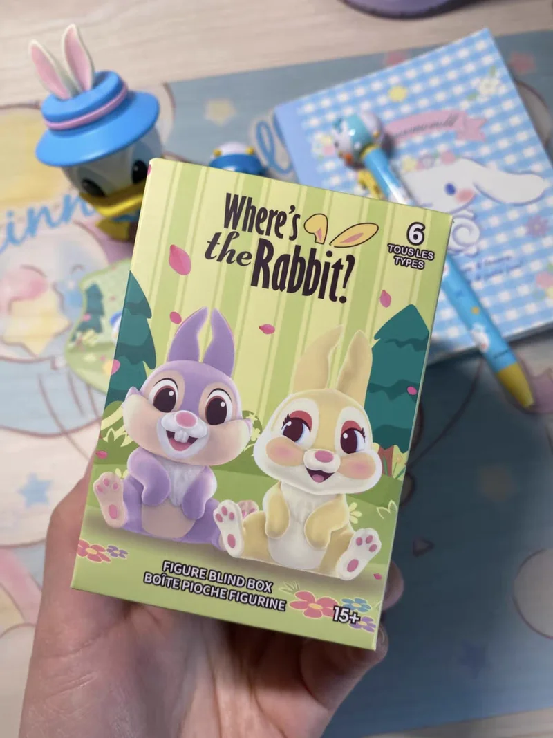 Disney Series Rabbit Blind Box Figurines Cartoon Desktop Ornaments Gifts Collectible Action Toy Figures Fantasy Figurines